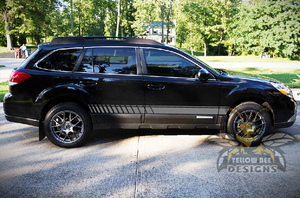 Lower side stripes Graphics decals for Subaru Outback