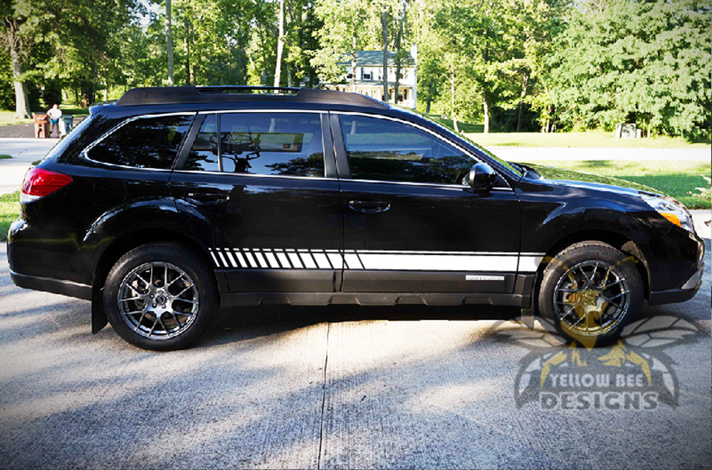 Outback Decals Lower side stripes Graphics decals for Subaru Outback