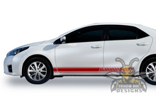 Load image into Gallery viewer, Lower Side Stripes Graphics Vinyl Decals Compatible with Toyota Corolla