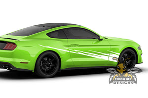 Lower Splash Side Graphics Vinyl Decals Compatible with Ford Mustang