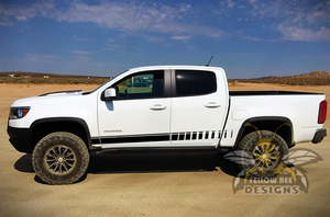 Lower Side Stripes Graphics vinyl for chevy colorado decals