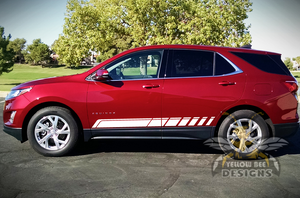 Lower Stripes Graphics Vinyl sticker for chevy Equinox decals