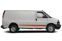 Load image into Gallery viewer, Lower Stripes Graphics Vinyl Decals Compatible with Chevrolet Express