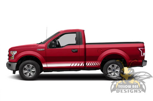 Lower side stripes decals Graphics Ford F150 Regular Cab stripes