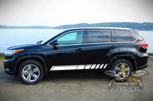 Lower Stripes Graphics Decals for Toyota Highlander