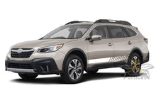 Load image into Gallery viewer, Lower side stripes vinyl Graphics decals for Subaru Outback