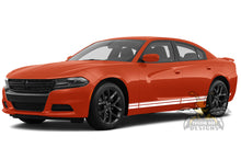 Load image into Gallery viewer, Lower Thin Split Stripes Graphics vinyl decals for Dodge Charger