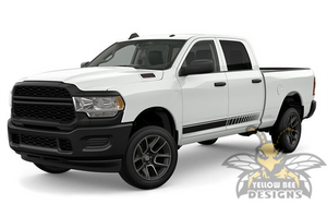 Lower Rocket Stripes Graphics Kit Vinyl Decal Compatible with Dodge Ram 2500 Crew Cab 2020 