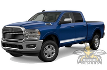 Load image into Gallery viewer, Lower Rocket Stripes Graphics Kit Vinyl Decal Compatible with Dodge Ram 2500 Crew Cab 2020 