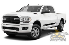 Load image into Gallery viewer, Lower Side Stripes Graphics Vinyl Decal Compatible with Dodge Ram Crew Cab 3500 Bed 6&#39;4”