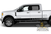 Load image into Gallery viewer, Lower Side Stripes Graphics Vinyl Decals Compatible with Ford F250 Crew Cab