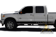 Load image into Gallery viewer, Lower Side Stripes Graphics Vinyl Decals Compatible with Ford F350 Crew Cab