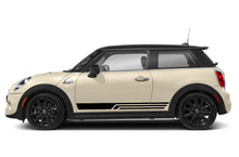 Load image into Gallery viewer, Mini Cooper Badge Stripes Graphics Vinyl Decal Compatible with Mini Cooper