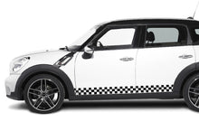 Load image into Gallery viewer, Mini Cooper Countryman Checkered Stripes Graphics Vinyl Decal Compatible with Mini Cooper Countryman