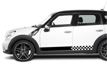 Load image into Gallery viewer, Mini Cooper Countryman Finishing Flag Stripes Graphics Vinyl Decal Compatible with Mini Cooper Countryman