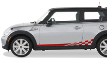 Load image into Gallery viewer, Mini Cooper Finishing Flag Stripes Graphics Vinyl Decal Compatible with Mini Cooper