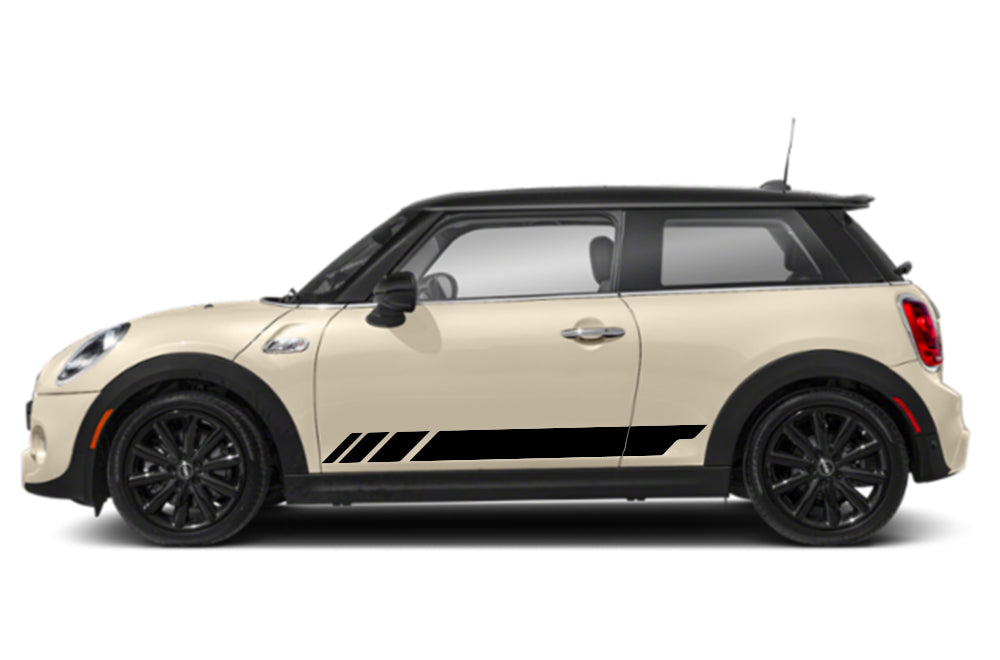 Mini Cooper S Door Side Stripes Graphics Vinyl Compatible with Mini Cooper S