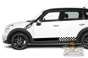 Side Lower Graphics Stripes for mini cooper Countryman Decals, Vinyl