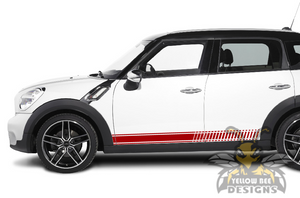 Lower Side Graphics Stripes for mini cooper Countryman Decals, Vinyl