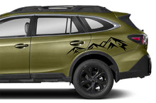 Load image into Gallery viewer, Mountain Back Graphics Vinyl Decals for Subaru Outback