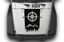 Load image into Gallery viewer, Mountain Compass Graphics Sticker Wrangler Hood decals