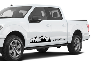 Ford F150 Mountain Decals Side Graphics Compatible With Ford F150