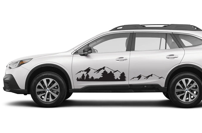 Mountain Stickers Graphics Vinyl Decals Compatible with Subaru Outback