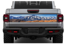 Load image into Gallery viewer, Mountain Tailgate Door Decals Vinyl Compatible with Jeep JT Gladiator 4 Door (8x53 inches)