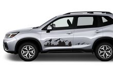 Load image into Gallery viewer, Mountain Trees Side Stickers Graphics Vinyl Decals Compatible with Subaru Forester