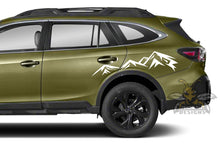 Load image into Gallery viewer, Mountain Back Graphics Vinyl Decals for Subaru Outback