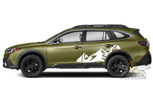 Load image into Gallery viewer, Mountain Back Side Graphics Vinyl Decals for Subaru Outback