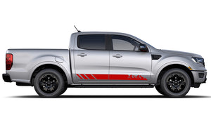 Mountain Lower Door Side Stripes Decals Compatible with Ford Ranger