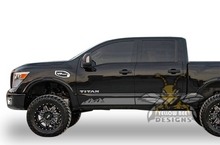 Load image into Gallery viewer, Mountain Side Stripes Graphics vinyl for Nissan Titan decals