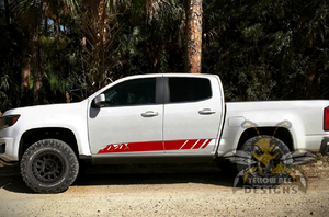 Mountain Side Stripes Graphics vinyl for chevy colorado decals