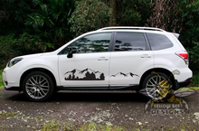 Load image into Gallery viewer, Mountain Trees Graphics decals for Subaru Forester