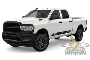 Mountain Stripes Graphics Kit Vinyl Decal Compatible with Dodge Ram 2500 Crew Cab