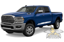 Load image into Gallery viewer, Mountain Stripes Graphics Kit Vinyl Decal Compatible with Dodge Ram 2500 Crew Cab
