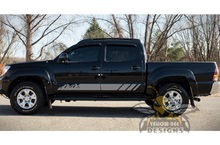Load image into Gallery viewer, Mountain Stripes Vinyl Decal Compatible with Toyota Tacoma Double Cab