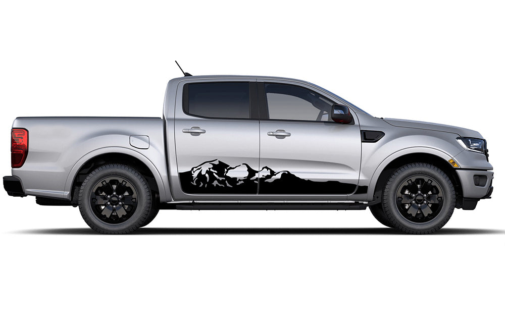 Mountains Door Side Graphics Decals Compatible with Ford Ranger