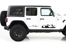 Load image into Gallery viewer, Mountains Side Graphics Kit Vinyl Decal Compatible with Jeep JL Wrangler 2018-Present