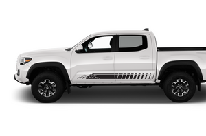 Mountains Side Graphics Kit Vinyl Decal Compatible with Toyota Tacoma Double Cab