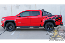 Load image into Gallery viewer, Mountains Bed Graphics vinyl for chevy colorado decals