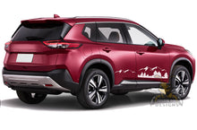 Load image into Gallery viewer, Mountains Door Graphics vinyl decals for Nissan Rogue