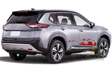 Load image into Gallery viewer, Mountains Door Graphics vinyl decals for Nissan Rogue
