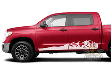 Load image into Gallery viewer, Mountains Door Side Graphics Vinyl Decals for Toyota Tundra