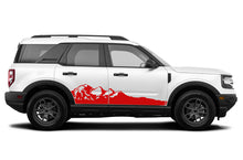 Load image into Gallery viewer, Mountains Graphics Vinyl Decals Compatible with Ford Bronco Sport