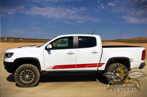 Mountains Rocket Stripes Graphics vinyl for decals for chevy colorado
