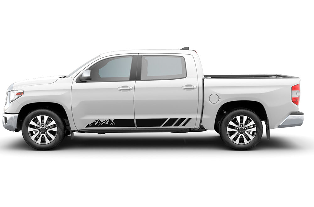 Mountains Stripes Graphics 2018 Toyota tundra decals and stickers