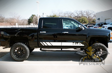 Load image into Gallery viewer, Mountains Side Stripes Graphics vinyl for Chevrolet Silverado Decals