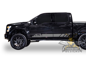 Mountains Stripes Graphics Vinyl Decals Compatible with Ford F150 Crew Cab